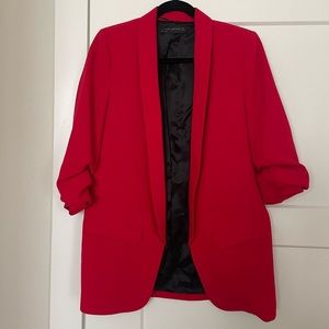 Red Zara blazer, size Small